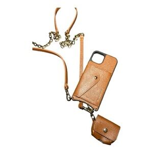 NEW! iPhone 12 Crossbody Wallet Phone & AirPods Case with Strap